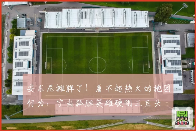 安东尼摊牌了！看不起热火的抱团行为，宁当孤胆英雄硬刚三巨头